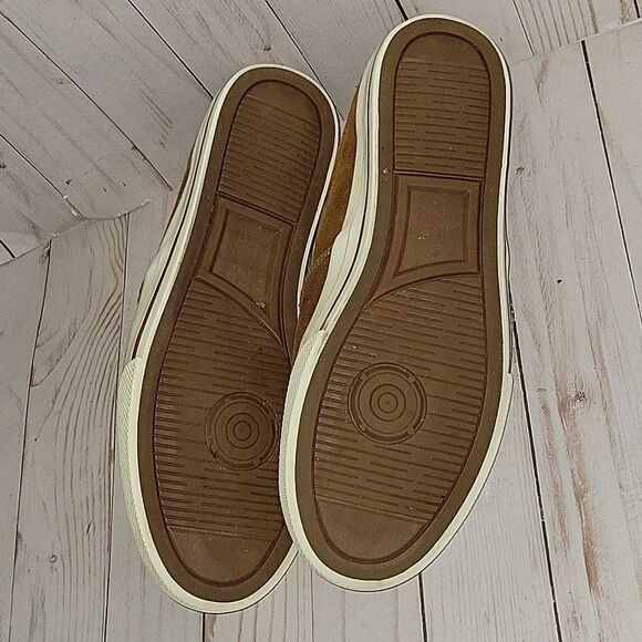 Polo Ralph Lauren Men Vaughn II slip on sneaker size Brown Suede Size 10.5 - Picture 12 of 12